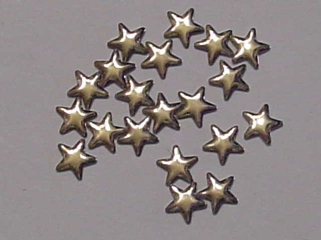 1 Gross 5mm GOLD STARS NAILHEAD HOTFIX